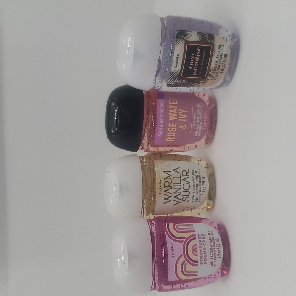 BN Anti-bacterial Hand Gel w/Natural Essential Oils 4 pk set B&BW